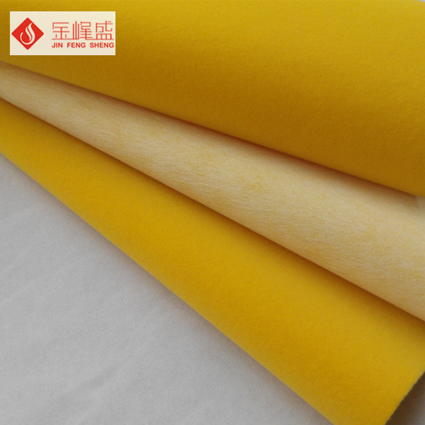 黃色水刺長(zhǎng)毛植絨布